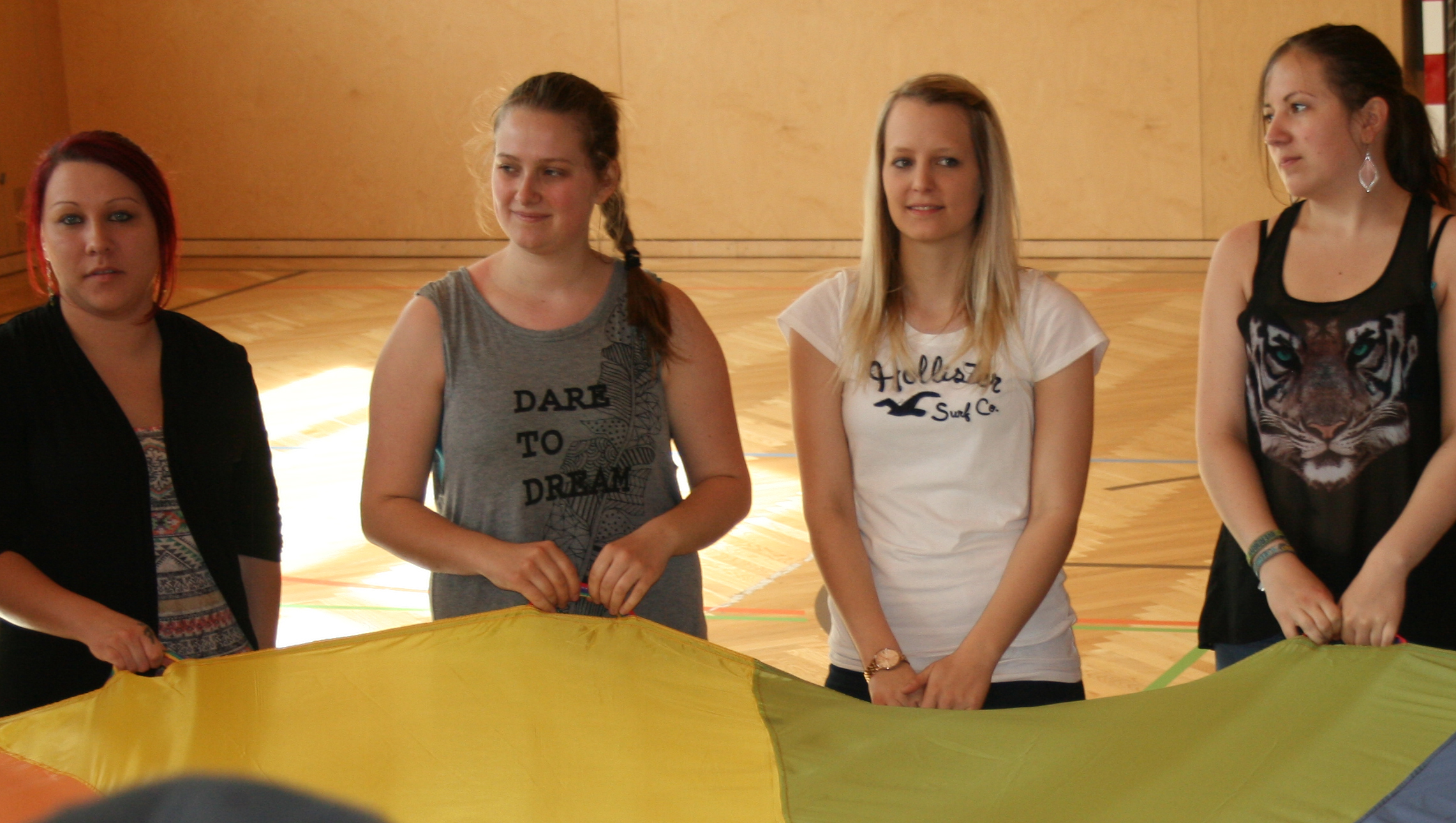 Students at the International Week
