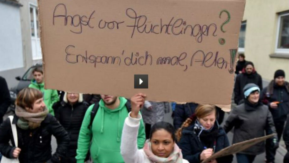 Angst vor Flüchtlingen? (Foto Screenshot vom Video)