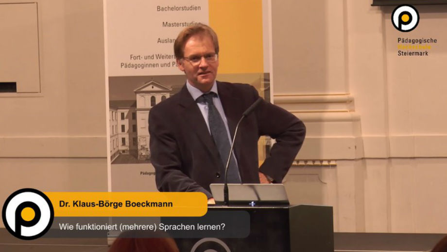 Dr. Klaus-Börge Böckmann (Foto: G. Gössler, W. Kolleritsch, M. Teufel/ PHSt)
