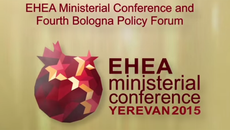 EHEA Ministerial Conference Yerevan 2015 (Image YouTube Screencopy)