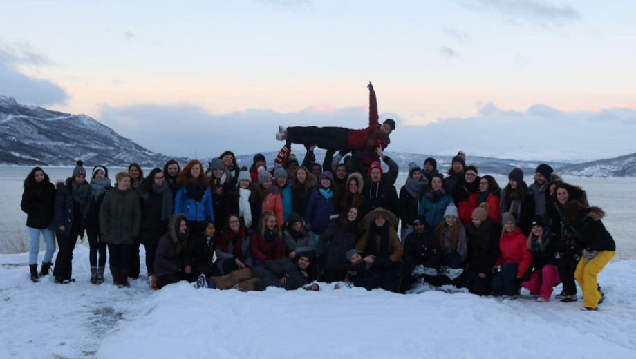 Gruppenfoto in Schweden (Foto von Christina Blumauer)