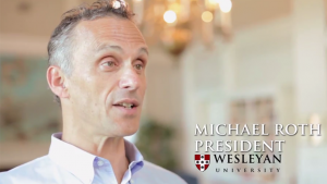 Michael Roth. President of Wesleyan University
