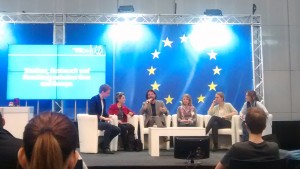 Podiumsdiskussion "Blidung und Europa" (Foto Marlene Grabner)