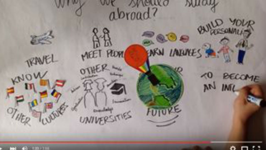 Erasmus-video (Foto Screenshot von Youtube)