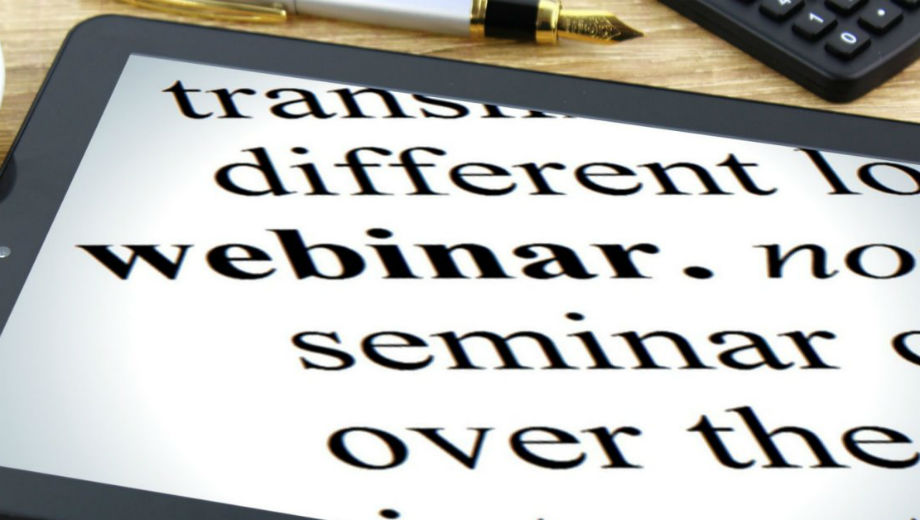 Webinar (CC BY-SA 3.0 NY/http://thebluediamondgallery.com/w/webinar.html)