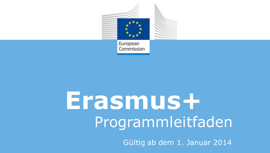Erasmus+ Programmleitfaden
